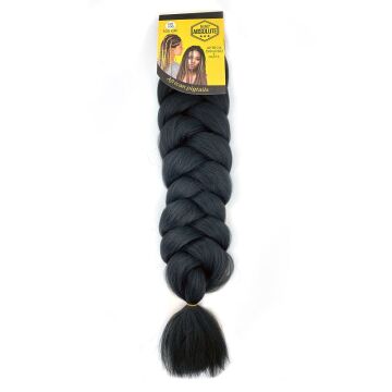 NANO ABSOLUTE AFRİKA ÖRGÜ SAÇ 165GR SİYAH G-1091