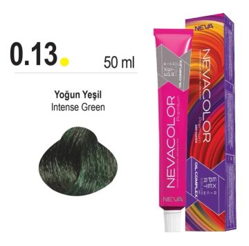 NEVACOLOR SAÇ BOYASI 0.13 YOĞUN YEŞİL