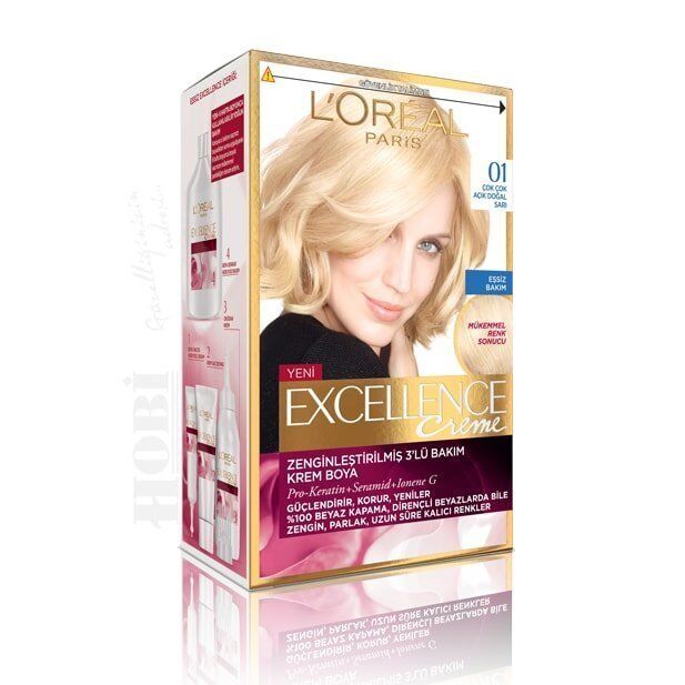LOREAL EXCELLENCE SET SAÇ BOYASI CREME 01