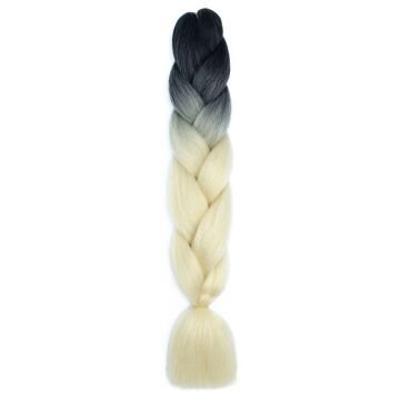 NANO ABSOLUTE AFRİKA ÖRGÜ SAÇ 165GR SİYAH-BEJ G-1239