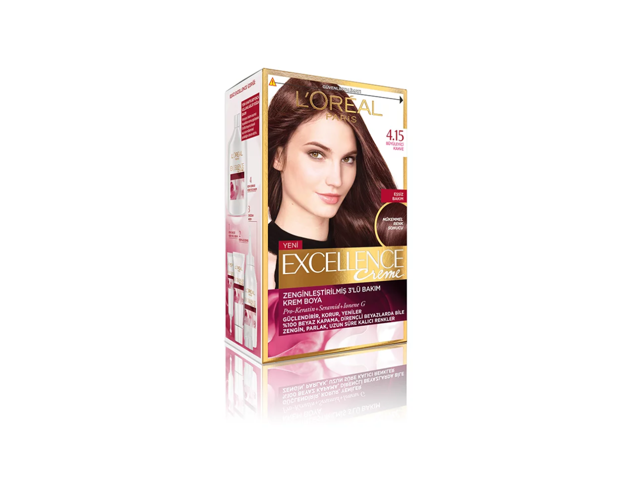 LOREAL EXCELLENCE SET SAÇ BOYASI CREME 4.15