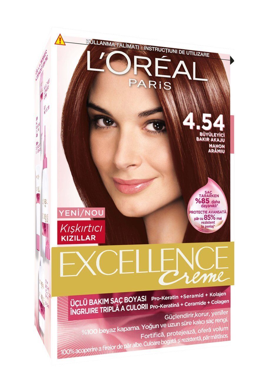LOREAL EXCELLENCE SET SAÇ BOYASI CREME 4.54