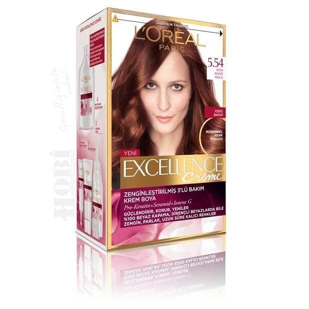 LOREAL EXCELLENCE SET SAÇ BOYASI CREME 5.54