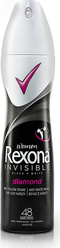 REXONA BAYAN DEODORANT DIAMOND BLACK WHITE
