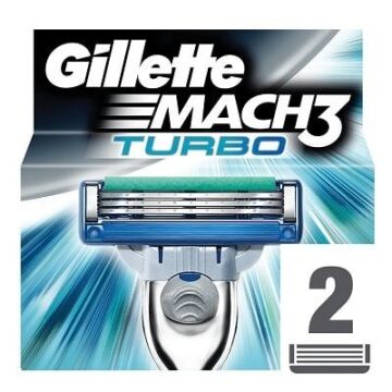 GİLLETTE MACH3 TURBO 2'Lİ YEDEK