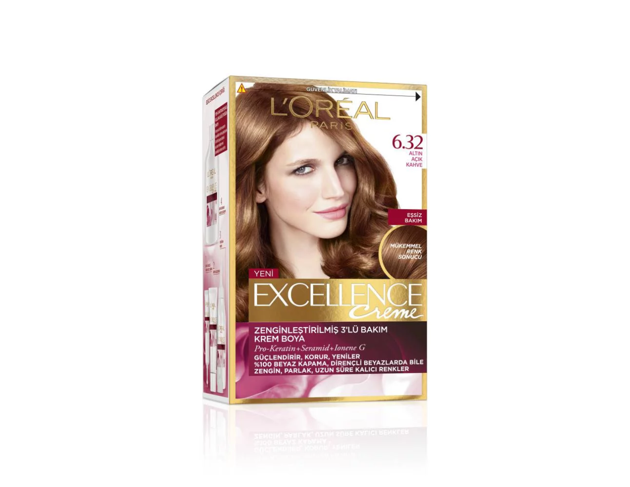 LOREAL EXCELLENCE SET SAÇ BOYASI CREME 6.32