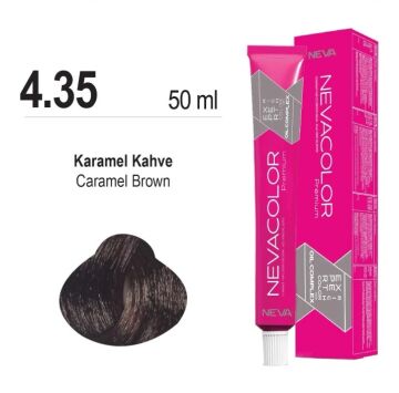 NEVACOLOR SAÇ BOYASI 4.35 KARAMEL KAHVE