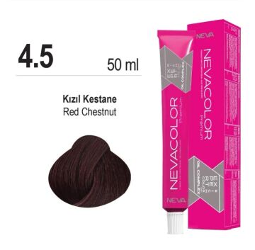 NEVACOLOR SAÇ BOYASI 4.5 KIZIL KESTANE