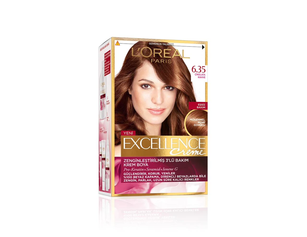LOREAL EXCELLENCE SET SAÇ BOYASI CREME 6.35