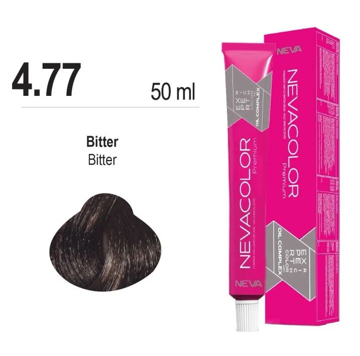 NEVACOLOR SAÇ BOYASI 4.77  BİTTER