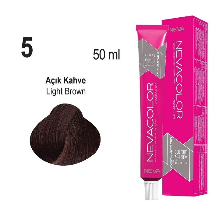 NEVACOLOR SAÇ BOYASI 5. AÇIK KAHVE
