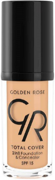 GOLDEN ROSE FONDÖTEN TOTAL COVER 2 İN 1 30ML 07