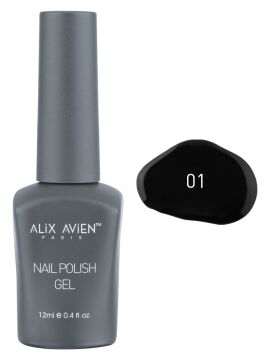 ALİX AVİEN Uv Kalıcı Oje - Gel Polish 12 ML NO:001