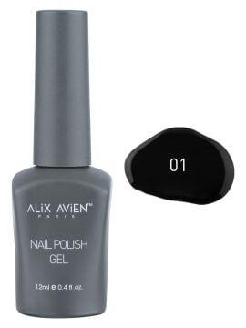 ALİX AVİEN Uv Kalıcı Oje - Gel Polish 12 ML NO:001