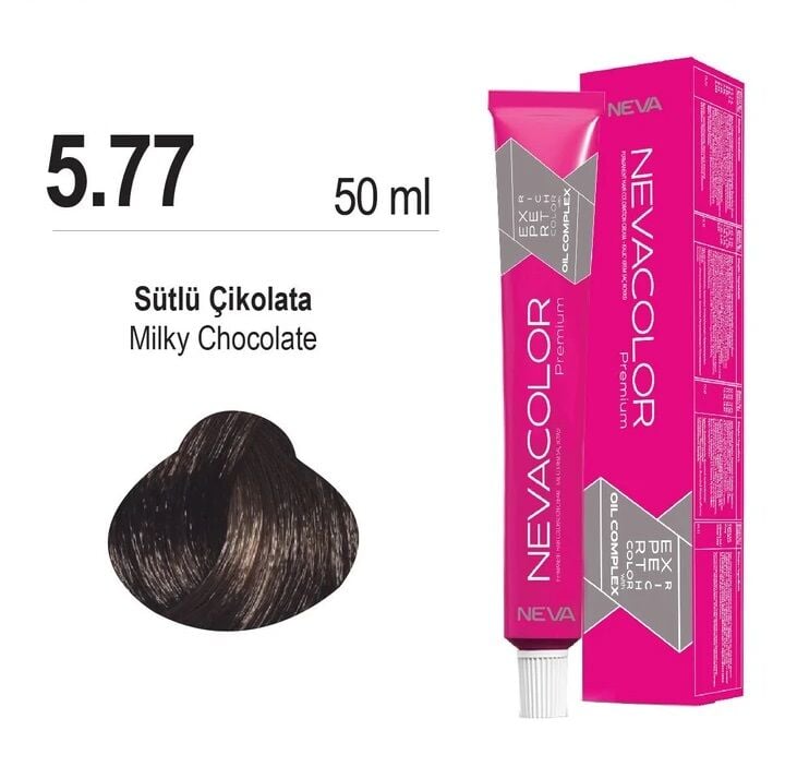 NEVACOLOR SAÇ BOYASI 5.77 SÜTLÜ ÇİKOLATA