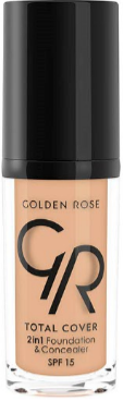 GOLDEN ROSE FONDÖTEN TOTAL COVER 2 İN 1 30ML 12