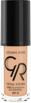 GOLDEN ROSE FONDÖTEN TOTAL COVER 2 İN 1 30ML 12