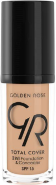 GOLDEN ROSE FONDÖTEN TOTAL COVER 2 İN 1 30ML 15