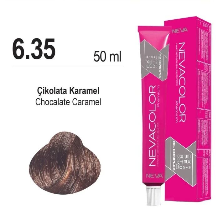 NEVACOLOR SAÇ BOYASI 6.35 ÇİKOLATA KARAMEL