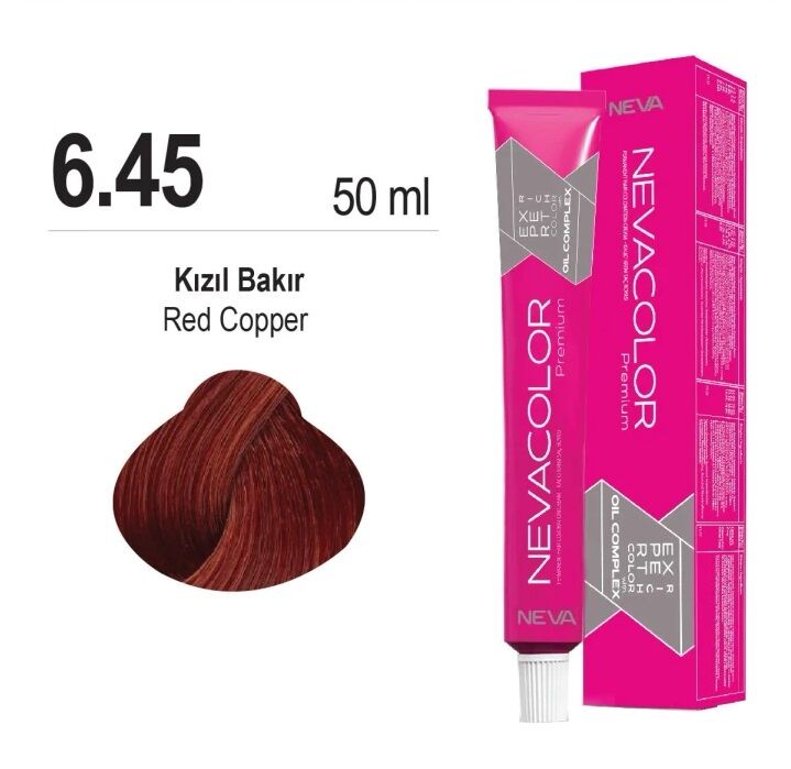 NEVACOLOR SAÇ BOYASI 6.45 KIZIL BAKIR