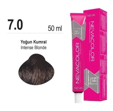 NEVACOLOR SAÇ BOYASI 7.0 YOĞUN KUMRAL