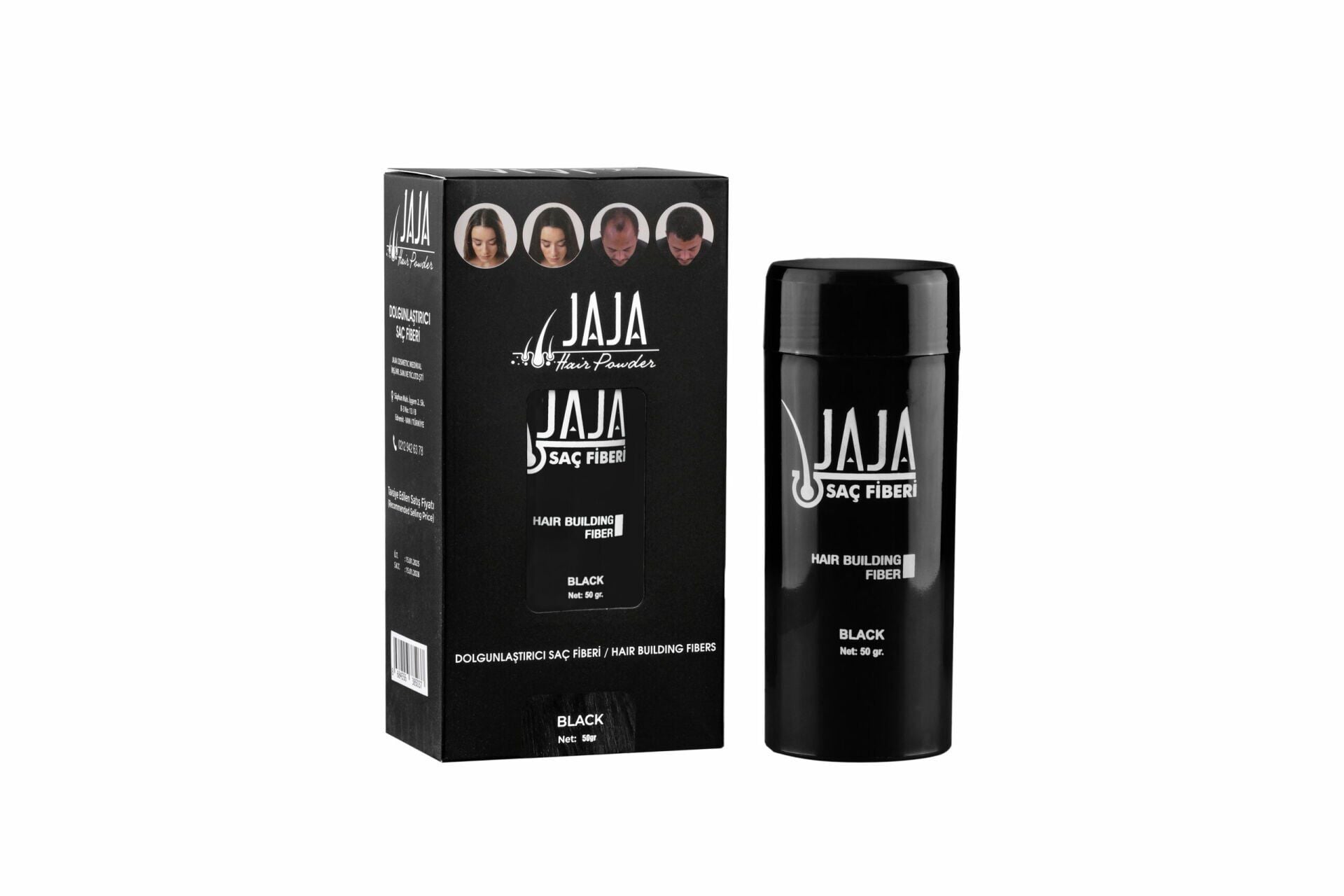 JAJA TOPİK DOLGUNLAŞTIRICI SAÇ FİBERİ 50gr SİYAH