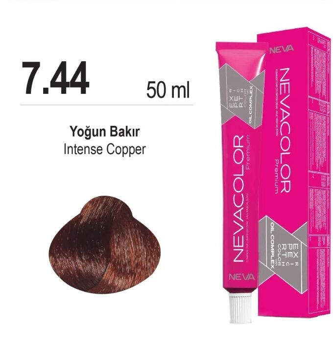 NEVACOLOR SAÇ BOYASI 7.44 YOĞUN BAKIR