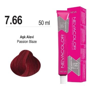 NEVACOLOR SAÇ BOYASI 7.66 AŞK ALEVİ