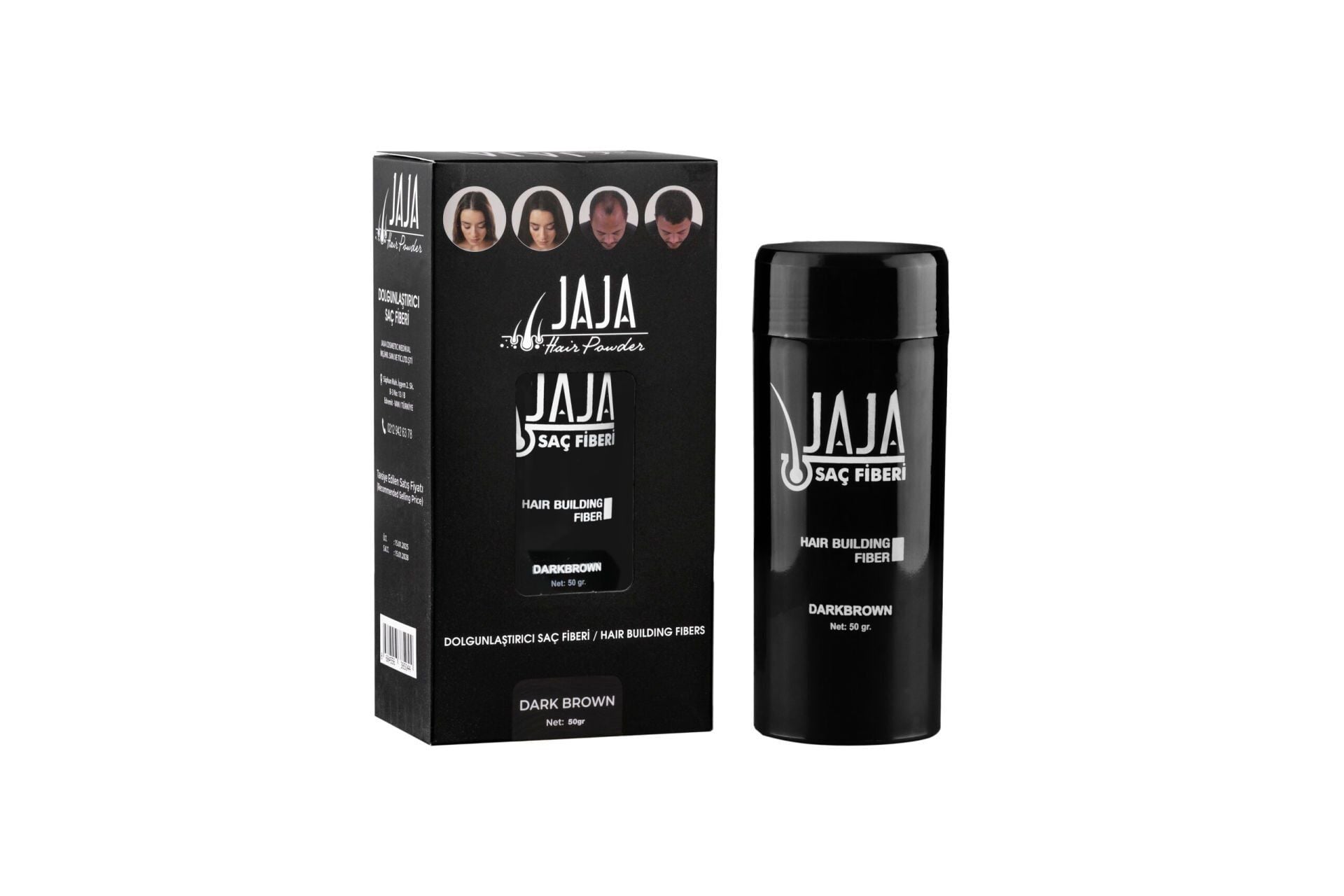 JAJA TOPİK DOLGUNLAŞTIRICI SAÇ FİBERİ 50gr K.KAHVE