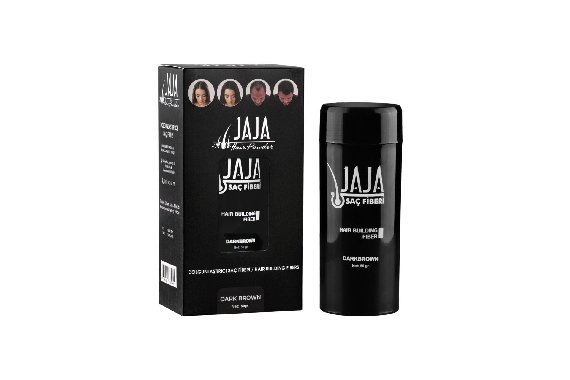 JAJA TOPİK DOLGUNLAŞTIRICI SAÇ FİBERİ 50gr K.KAHVE
