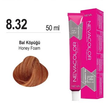 NEVACOLOR SAÇ BOYASI 8.32 BAL KÖPÜĞÜ