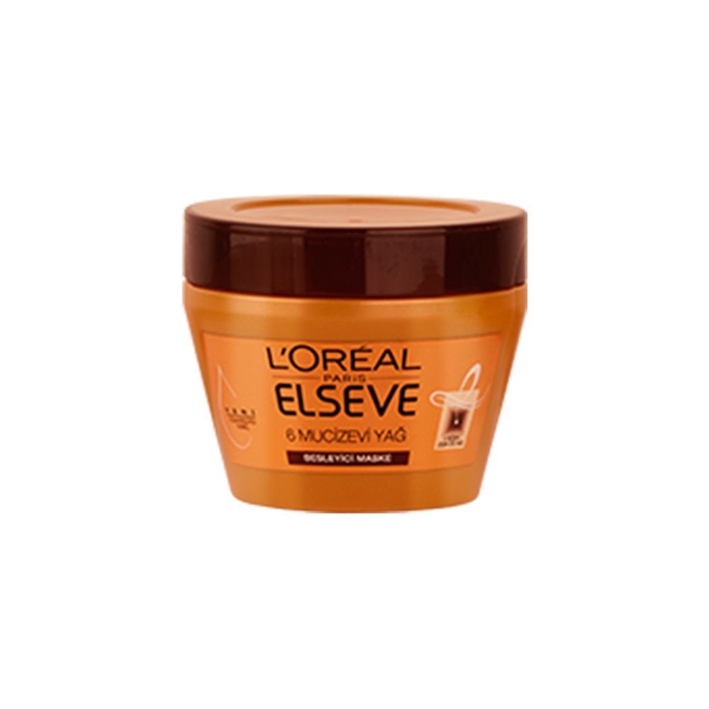 ELSEVE SAÇ MASKESİ 300ml 6 MUCİZEVİ YAĞ BESLEY.