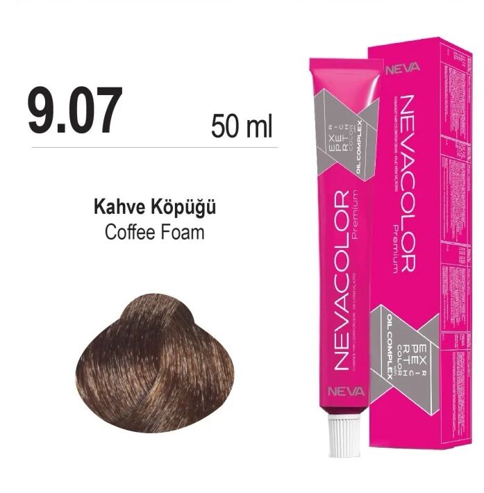 NEVACOLOR SAÇ BOYASI 9.07 KAHVE KÖPÜĞÜ