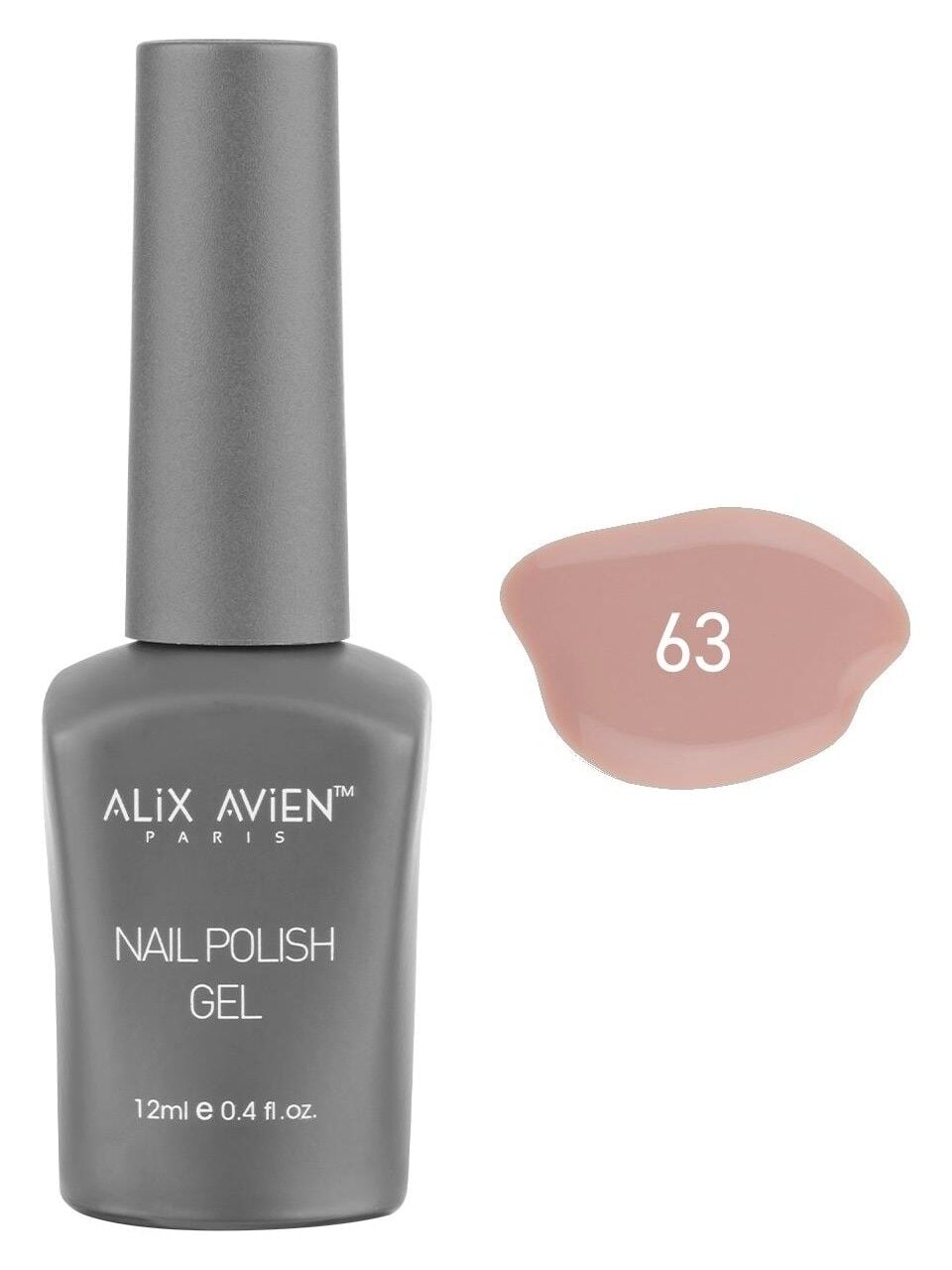 ALİX AVİEN Uv Kalıcı Oje - Gel Polish 12 ML NO:063