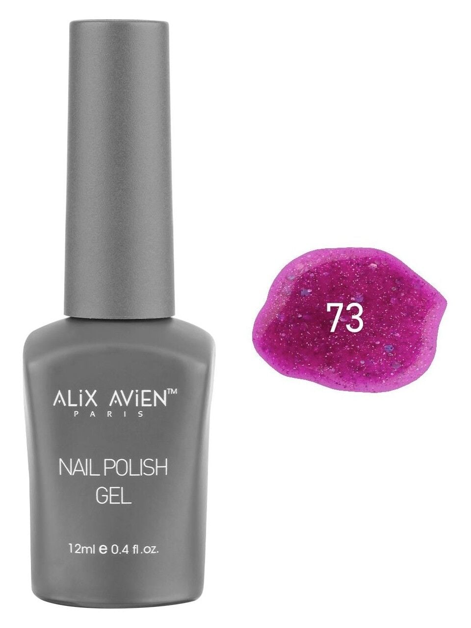 ALİX AVİEN Uv Kalıcı Oje - Gel Polish 12 ML NO:073