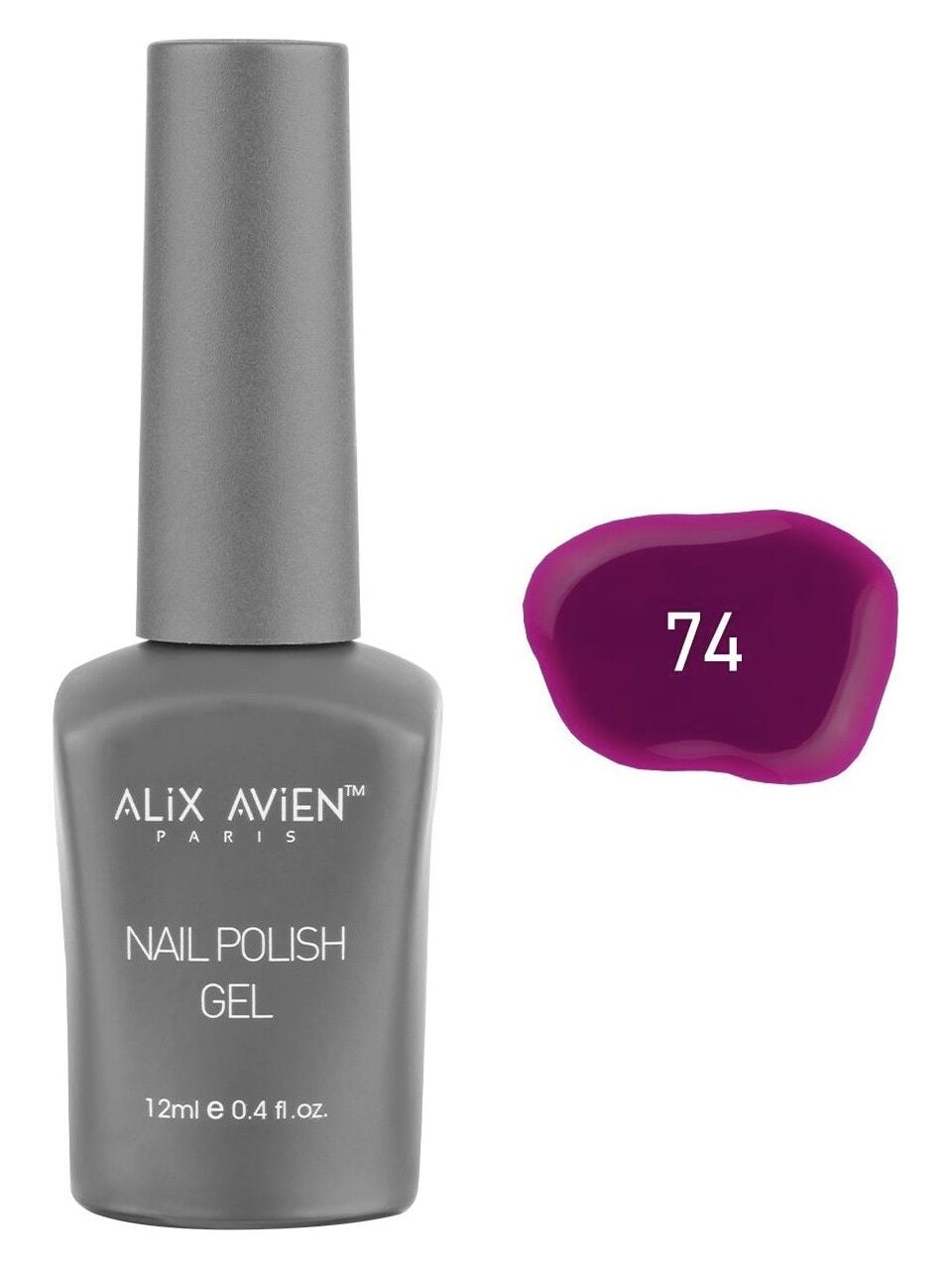 ALİX AVİEN Uv Kalıcı Oje - Gel Polish 12 ML NO:074