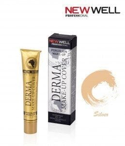 NEW WELL DERMA MAKE-UP COVER KAPATICI 03 SILVER