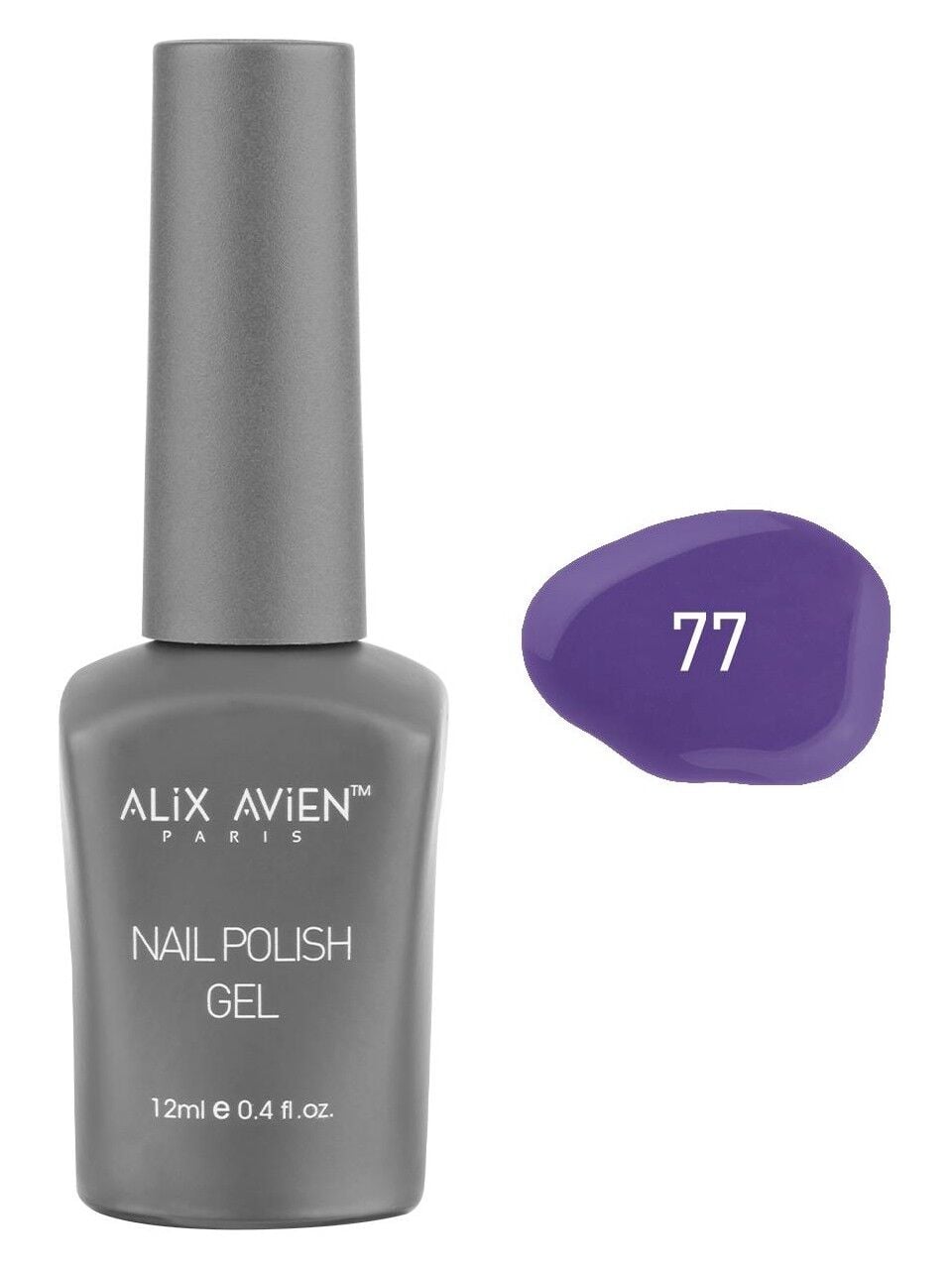 ALİX AVİEN Uv Kalıcı Oje - Gel Polish 12 ML NO:077
