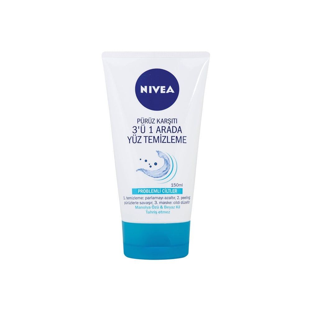 NIVEA BEYAZ KİL MASKESİ 3in1 Sivilce Karşıtı 150ml