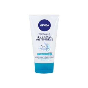 NIVEA BEYAZ KİL MASKESİ 3in1 Sivilce Karşıtı 150ml