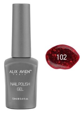 ALİX AVİEN Uv Kalıcı Oje - Gel Polish 12 ML NO:102