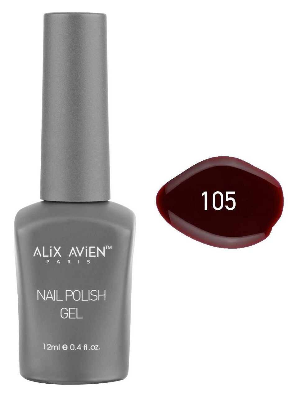 ALİX AVİEN Uv Kalıcı Oje - Gel Polish 12 ML NO:105