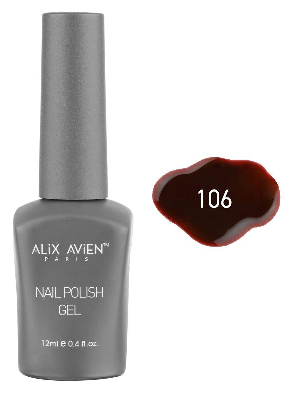 ALİX AVİEN Uv Kalıcı Oje - Gel Polish 12 ML NO:106