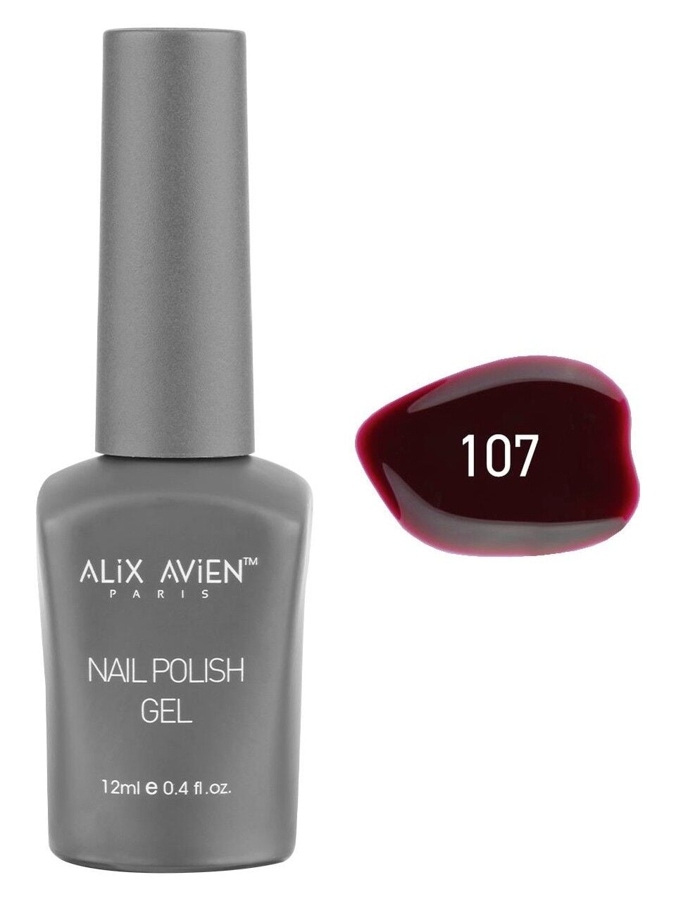 ALİX AVİEN Uv Kalıcı Oje - Gel Polish 12 ML NO:107