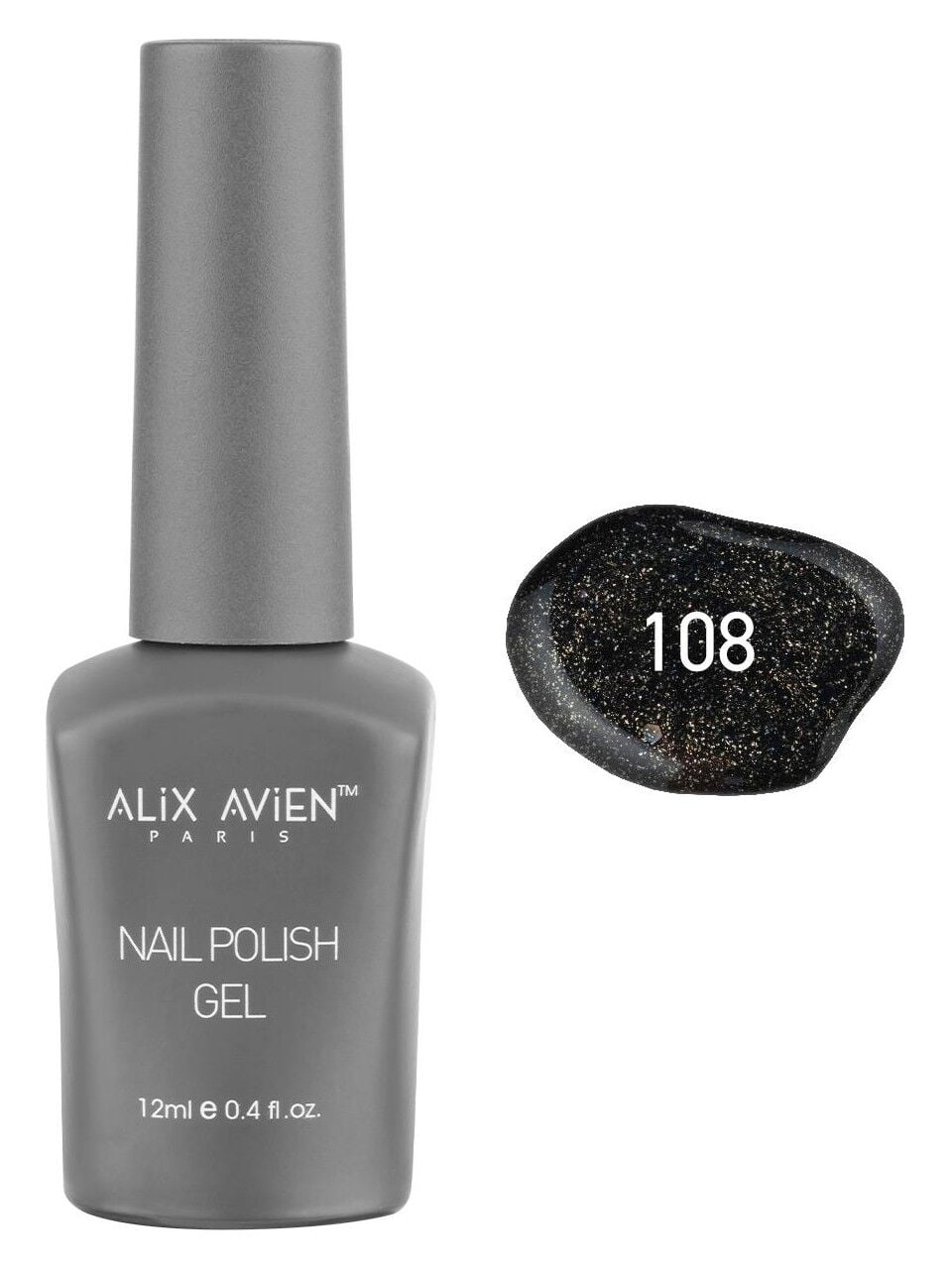 ALİX AVİEN Uv Kalıcı Oje - Gel Polish 12 ML NO:108