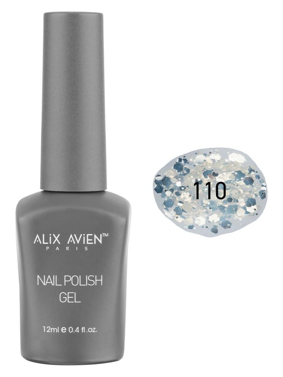 ALİX AVİEN Uv Kalıcı Oje - Gel Polish 12 ML NO:110