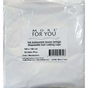MORE FOR YOU TEK KULLANIMLIK SAÇ KESİM ÖNLÜĞÜ 50li