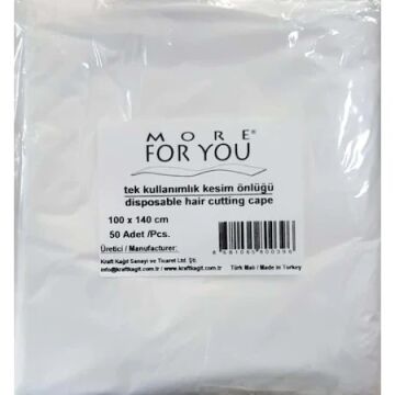 MORE FOR YOU TEK KULLANIMLIK SAÇ KESİM ÖNLÜĞÜ 50li