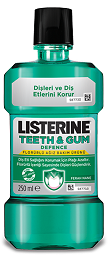 LISTERINE AĞIZ BAKIM SUYU 250ml TEETH&GUM
