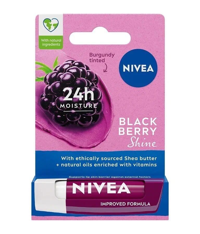 NIVEA DUDAK NEMLENDİRİCİSİ Black Berry Shine